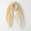 100% Cashmere Gradient Square Scarf - Elegant & Lightweight for Spring & Autumn