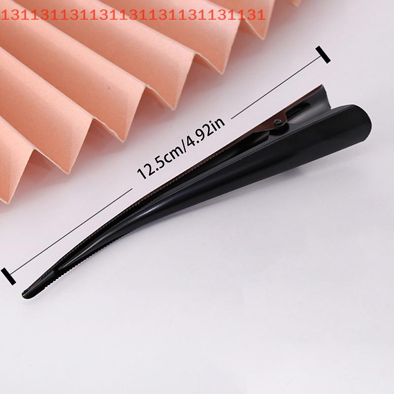5/10pcs Long Metal Hair Clips Horn Clip Hair Clamps Hair Accessories Duck Teeth Hairdressing Salon Tip Clip