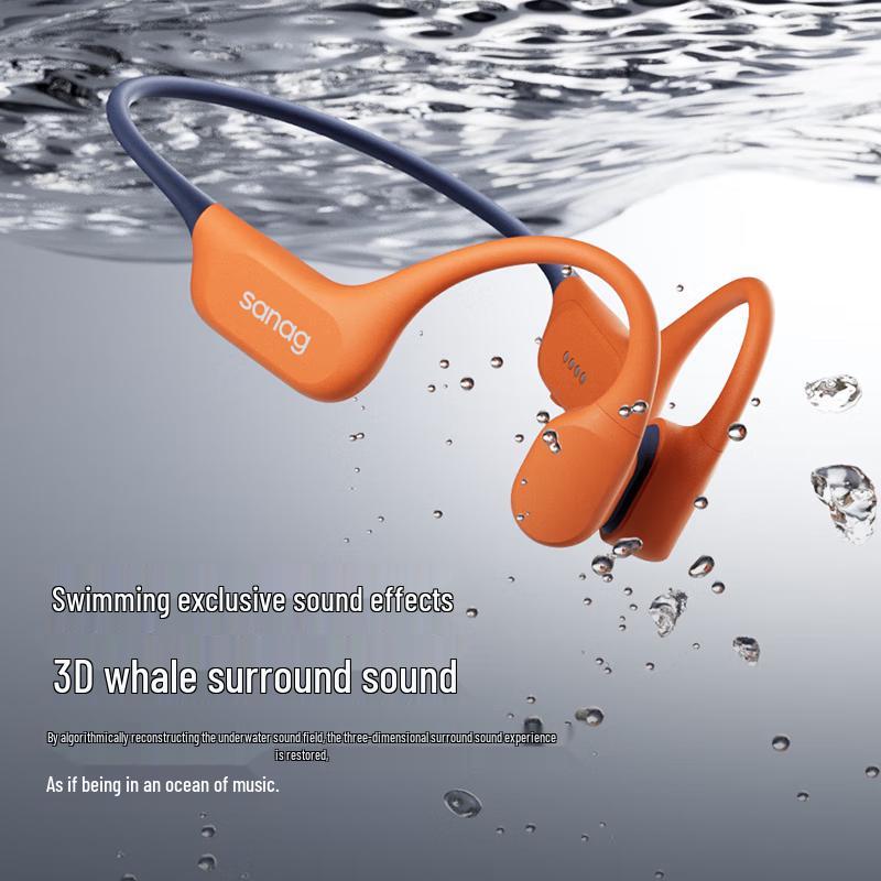 SANAG B77S Bone Conduction Swimming & Sports Headphones