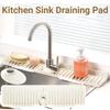 Easy Clean Kitchen Sink Draining Pad Splash-Proof Countertop Protect Countertop Use