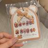 Cartoon Children's Wearable Nail Art Patches - Sweet and Cool Styled False Nails for a High-End Manicure
