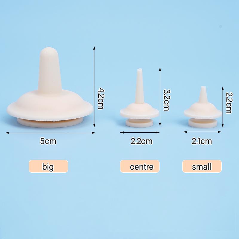 5pcs Newborn Pet Feeding Nipple For Dog Cat Hamster Parrot Feeding Pacifier Medicine Feeding Pets Oral Syringe Silicone Nipple