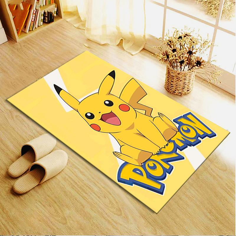 2025 New Pokemon Carpet Rug for Living Room Bedroom Home Sofa Decoration,Kids Play Non-slip Floor Mat76
