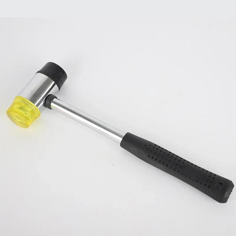 Double Face Soft Tap Rubber Hammer 25mm Multifunctional Glazing Window Beads Hammers Nylon Head Rubber Mallet