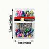 100pcs Handmade Colorful Positioning Pins for Sewing and Bedding - Easy To Use and Durable