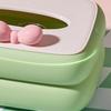 Candy Color  Tissue Box Cover Tissue Holder Dispenser Plastic Tissue Organizer for Night Stands Bedrooms Office