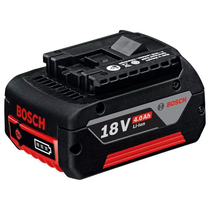 Visseuse à chocs gdr 18 v-200 c click/go - bosch - avec 2 batteries 18v 4.0 ah - chargeur - l boxx- 06019j2107