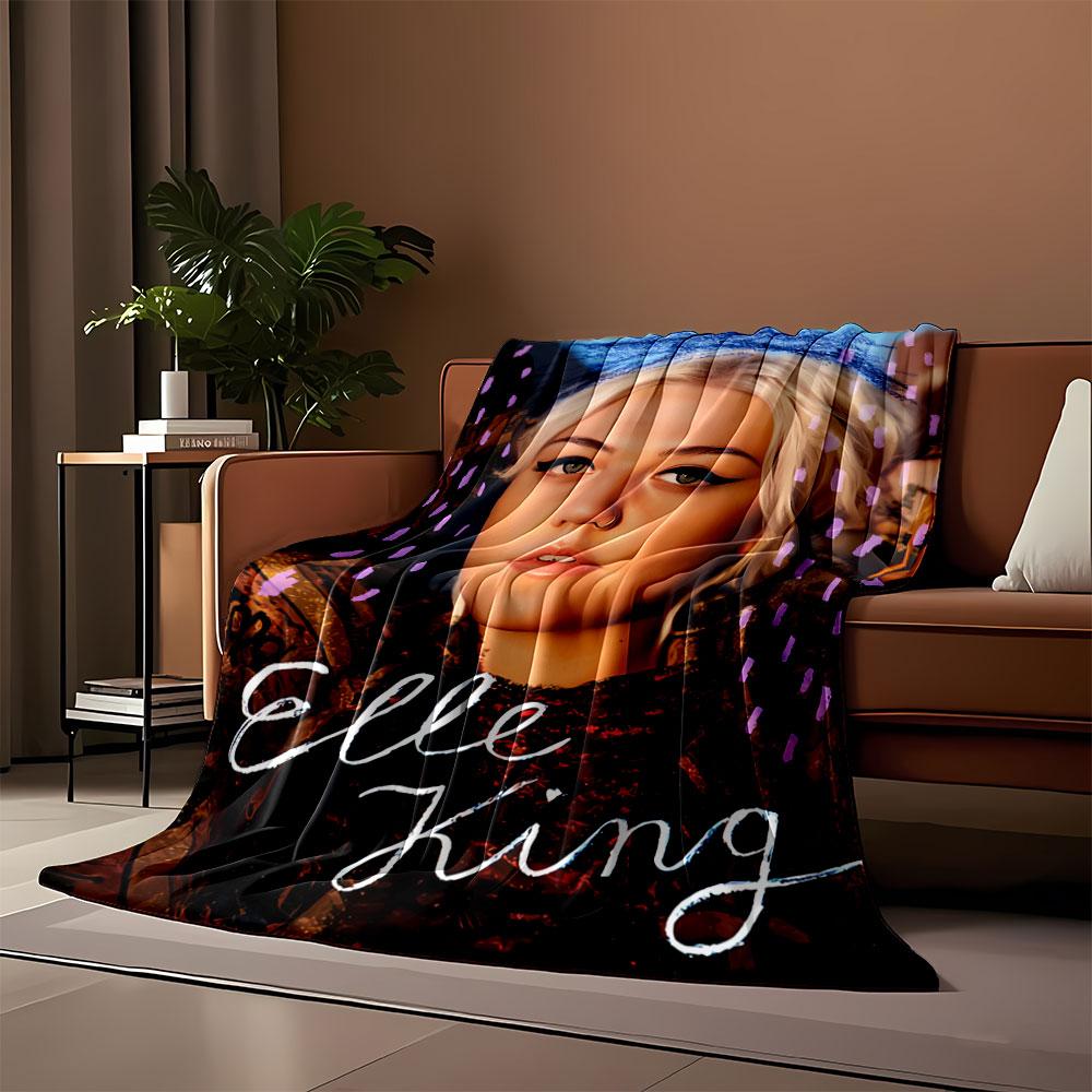 Artistic Portrait Blanket for All Seasons Blanket Lunch Break Throw Gift