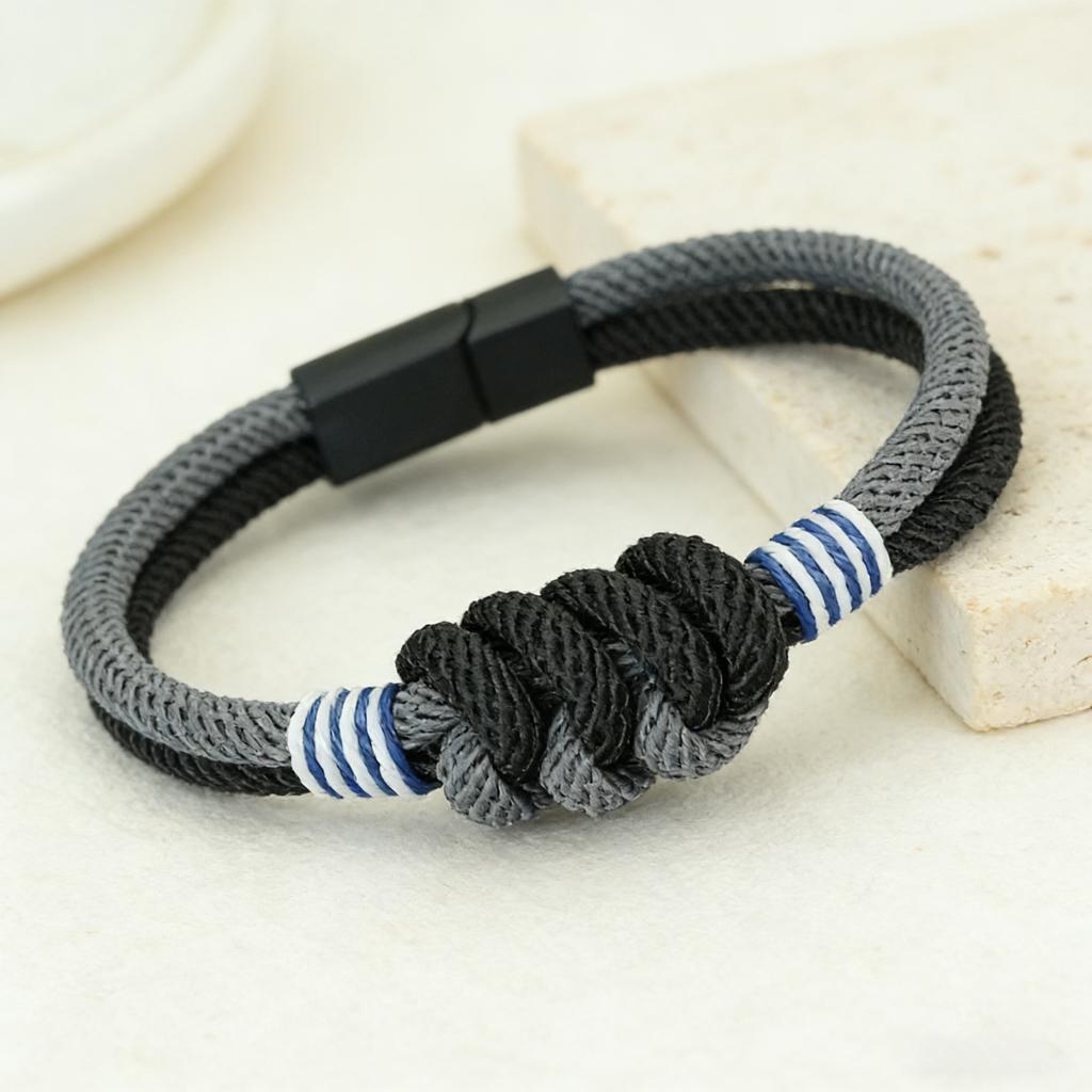 Noter Stylish Handmade Braided Wristband String Bracelet Classic Color Block Design Selected Grade A Rope Charm Braslet Bangle