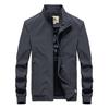 Autumn New Men's Stand-up Collar Four-sided Elastic Quick-drying Jacket Men's Single-layer Shrink-sleeved Elastic Jacket