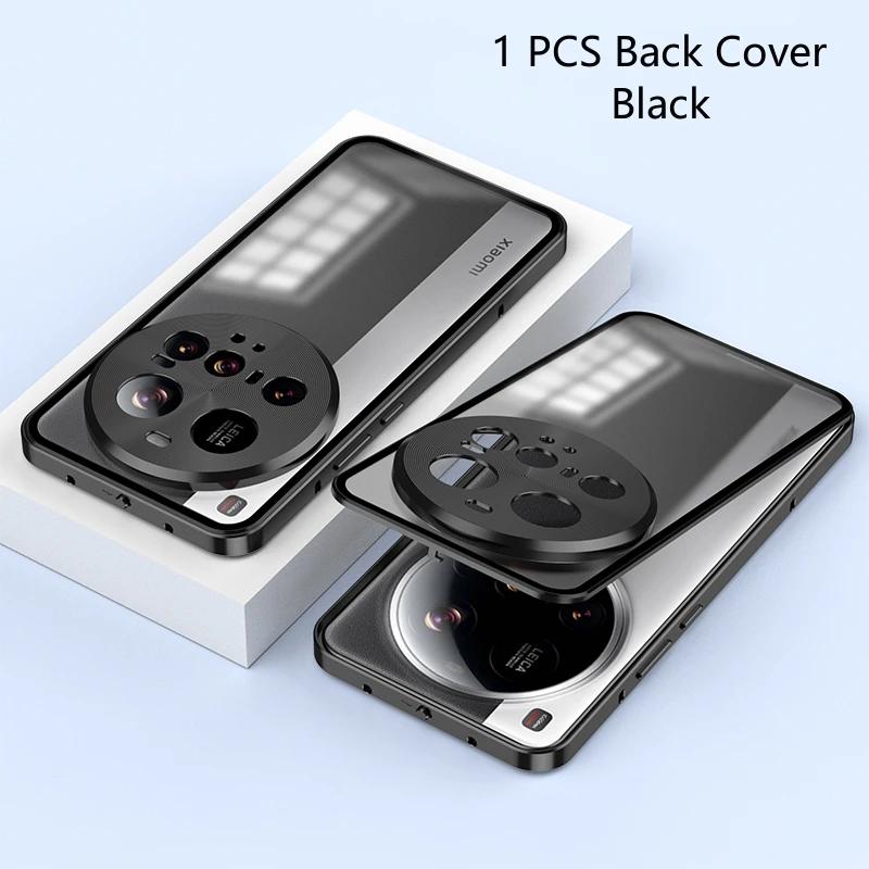 

Ударопрочный чехол для телефона Xiaomi 15 Ultra с металлическим каркасом из алюминиевого сплава, матовый акриловый жесткий бампер для Xiaomi 15 Pro 14 Ultra for Xiaomi 15 Ultra чёрный