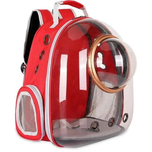 Transparent Capsule Pet Cat Backpack Out Travel Portable Cat Accessories Breathable Cat Bag for Cats and Small Pet Dogs