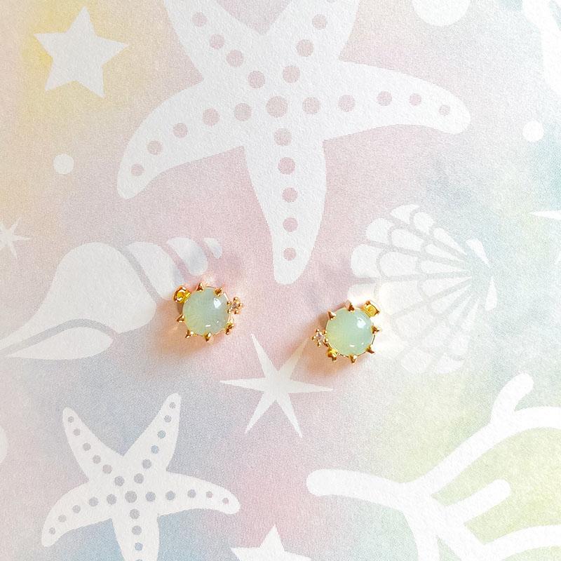 

ANENJERY разноцветные серьги-гвоздики серии Ocean для женщин, серьги-гвоздики с милыми животными, ювелирные изделия, подарки S-E1982