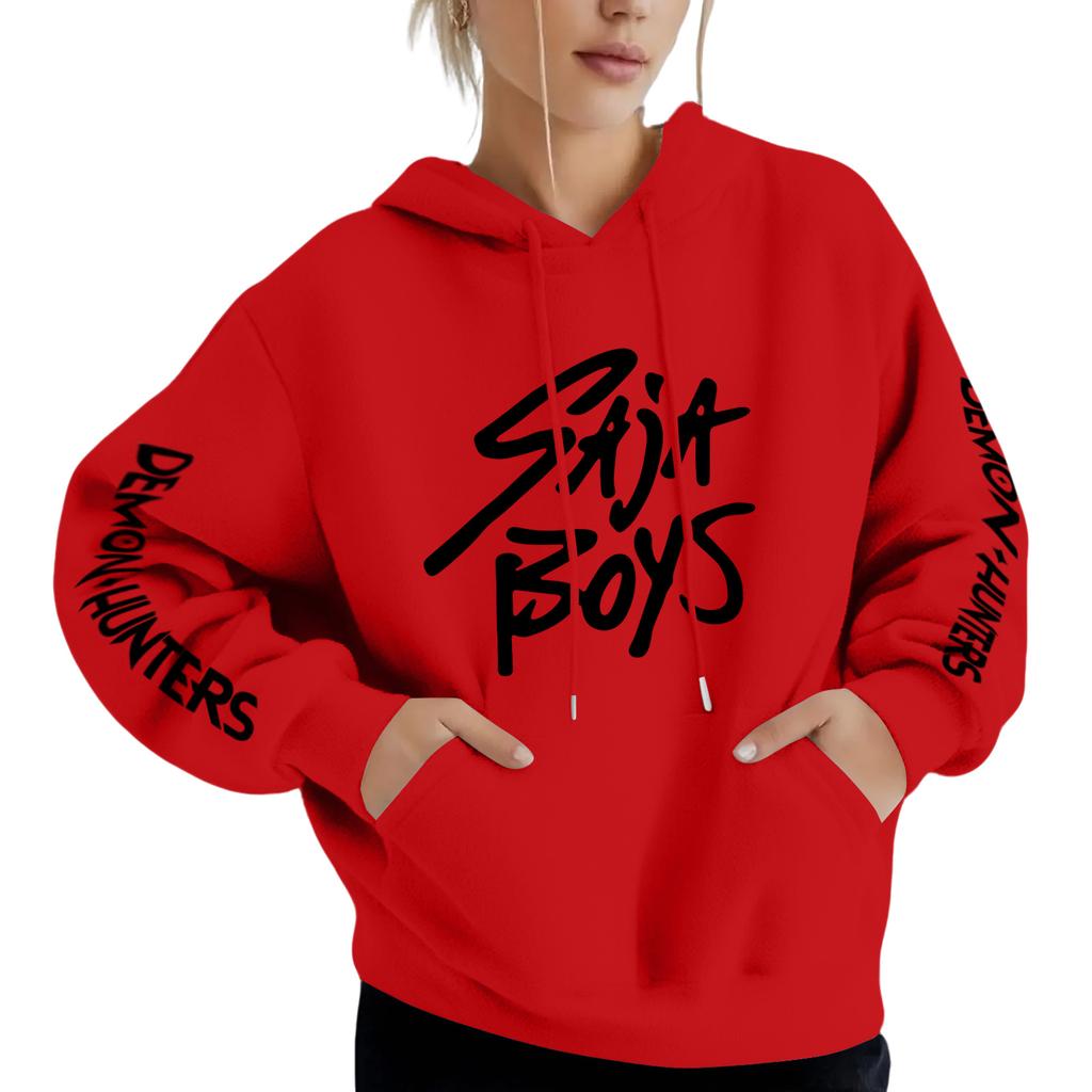 Girl Witch Hunting Group Hoodie Sweatshirt For Sports And Leisure