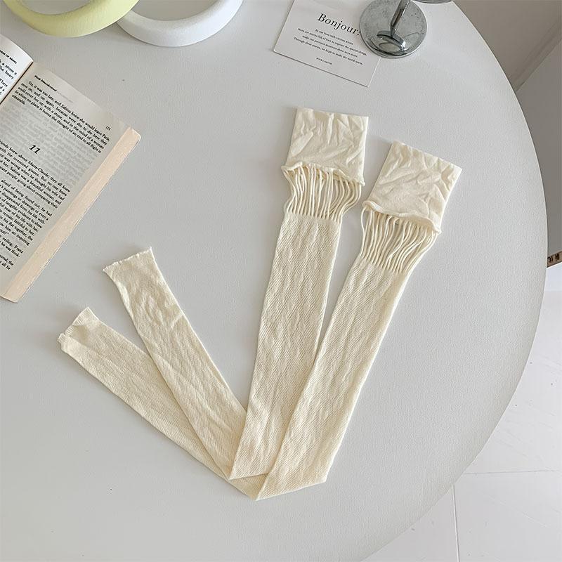 Pure Desire Wind Mesh Hollow Ins Tide Summer Thin Tube Knee Socks Lolita Babes Girl Thigh Stockings