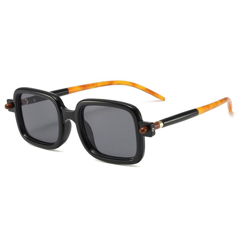 Retro Kleine Rechteckige Sonnenbrillen Damen Herren Mode Punk Brillen Luxusmarke Designer Schwarze Quadratische Sonnenbrillen