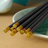 Dunhuang Co branded Huangfu 8 Double Set Alloy Chopsticks Gift Box with Gift Bag
