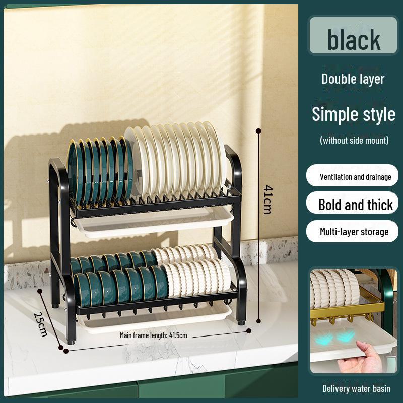 Multifunctional Kitchen Sink Dish Storage Rack