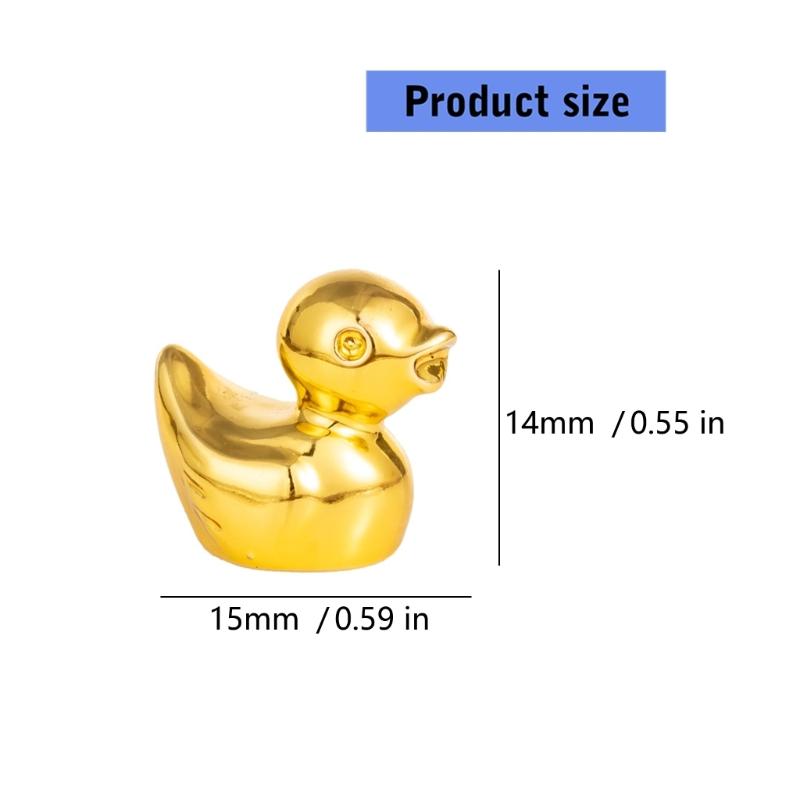 Mini Resin Duck,Miniature Ducks Figures to Hide Landscape Decoration Dollhouses Decors,Garden Aquarium Potted Ornament