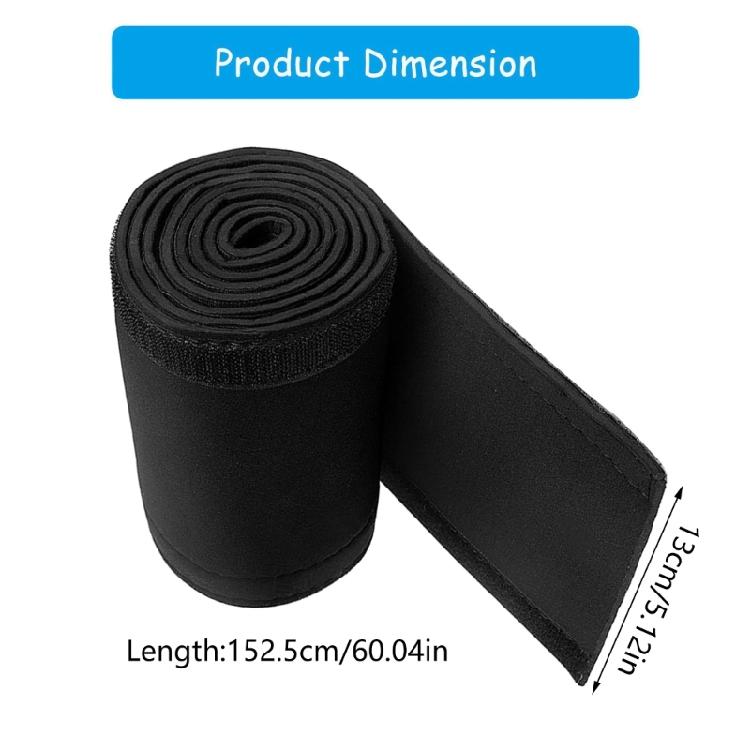 Sturdy Neoprene Rubber Materials Cable Sleeve 60Inch for Trolling Motors Ensuring Cable Safety and Orderliness