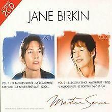 

CD JANE BIRKIN - Master Serie Vols. 1 & 2 5189932 Podis 1998 France Pop Used