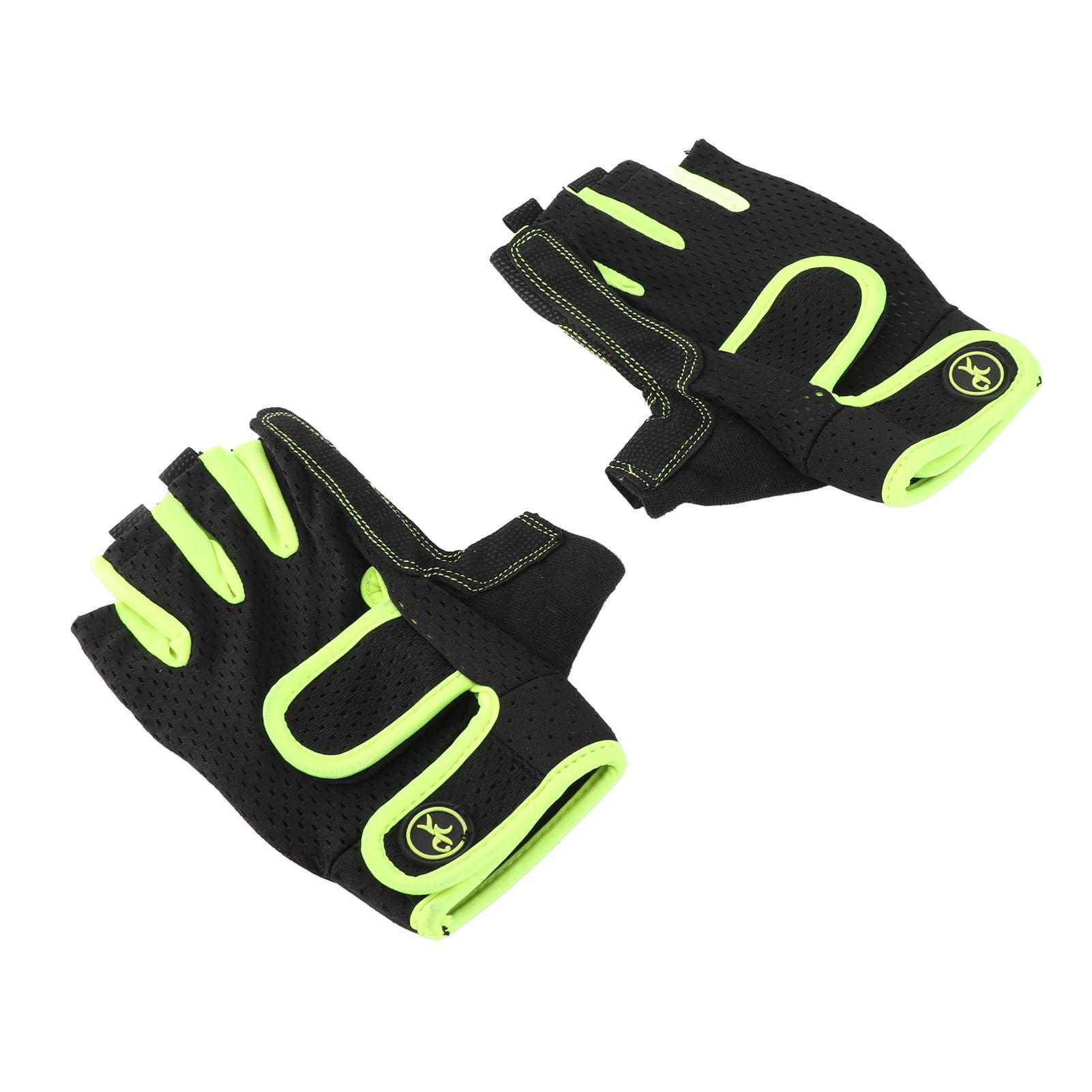 

Sailing Gloves 3 4 Short Finger Cycle Mountain Bike Bicycle Gloves for Men and Women Fishing Kayaking Paddling Sailing S зелёный