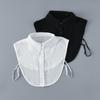 Big Pointed Fake Collar Female Shirt Detachable White Lace Collar Women's Fake Collar Shirt Lapel Casual Sweaters Accessories
