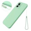 Voor Motorola G84 5G G54 Global Hoesje Zacht Premium Vloeibaar Siliconen Hoesje met Pluche binnenkant Cover voor MOTO G84 met Bandje
