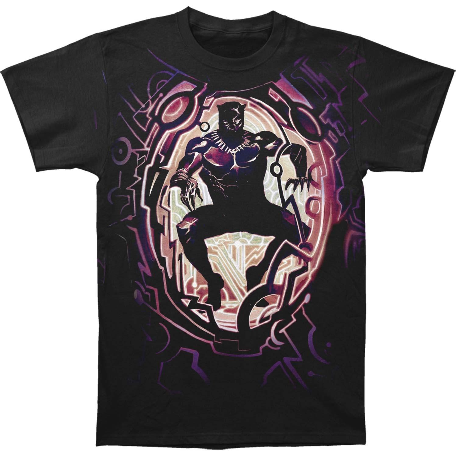 Men s Black Panther Hulkbuster Slim Fit T-shirt Medium Black 3XL