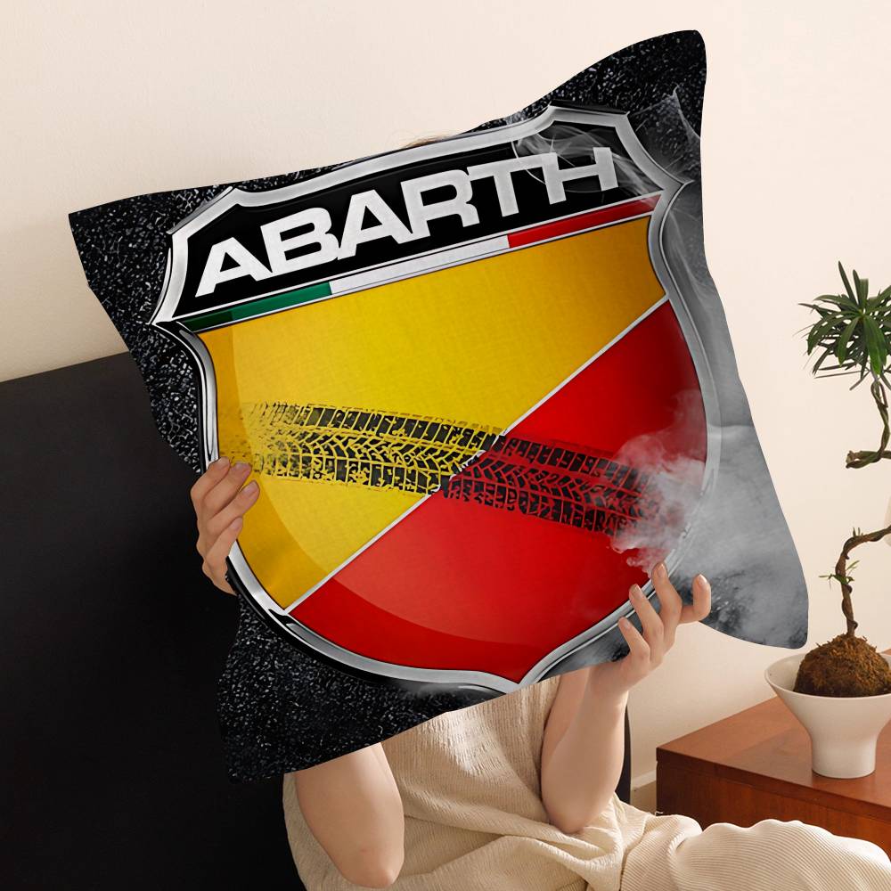 A-Abarth Car Cushion Cover Car Throw Pillow Case For Sofa Car Christmas Gift 40X40Cm 45X45Cm