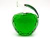 Crystal Glass Apple Feng Shui 60mm Green [KKD] Figurine, Suncatcher,