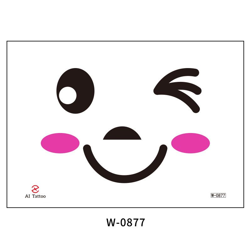 Beauty Sticker Tattoo Sticker Cartoon Cute Waterproof Tattoo Sticker Tattoo