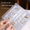 Portable Transparent Jewelry Storage Album, PVC Sealed, Anti-Oxidation Bag for Silver Necklaces & Earrings