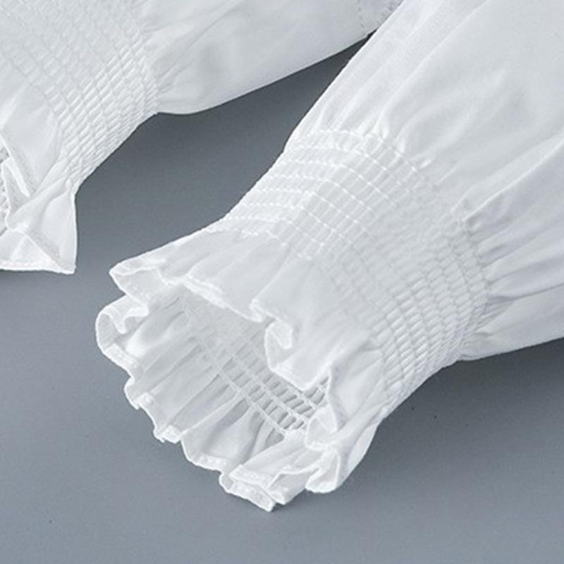 False Lace Cuffs Sweater Decorative Wristband False Flared Sleeves Detachable