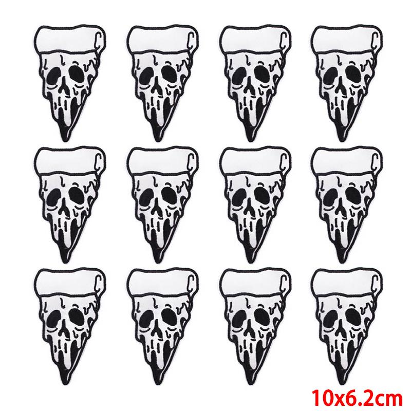 10 Pcs/lot Wholesale Embroidery Patch Iron On Patches For Clothing Patches On Clothes Jackets Decor Applique Sew Supplies