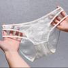 Women's Lace Panties Mid Waist Triangle Briefs Elastic Waist Sexy Comfortable Sexy Bikini Underwear Cheeky Underwear Panties Hipster Lace Trim Panties