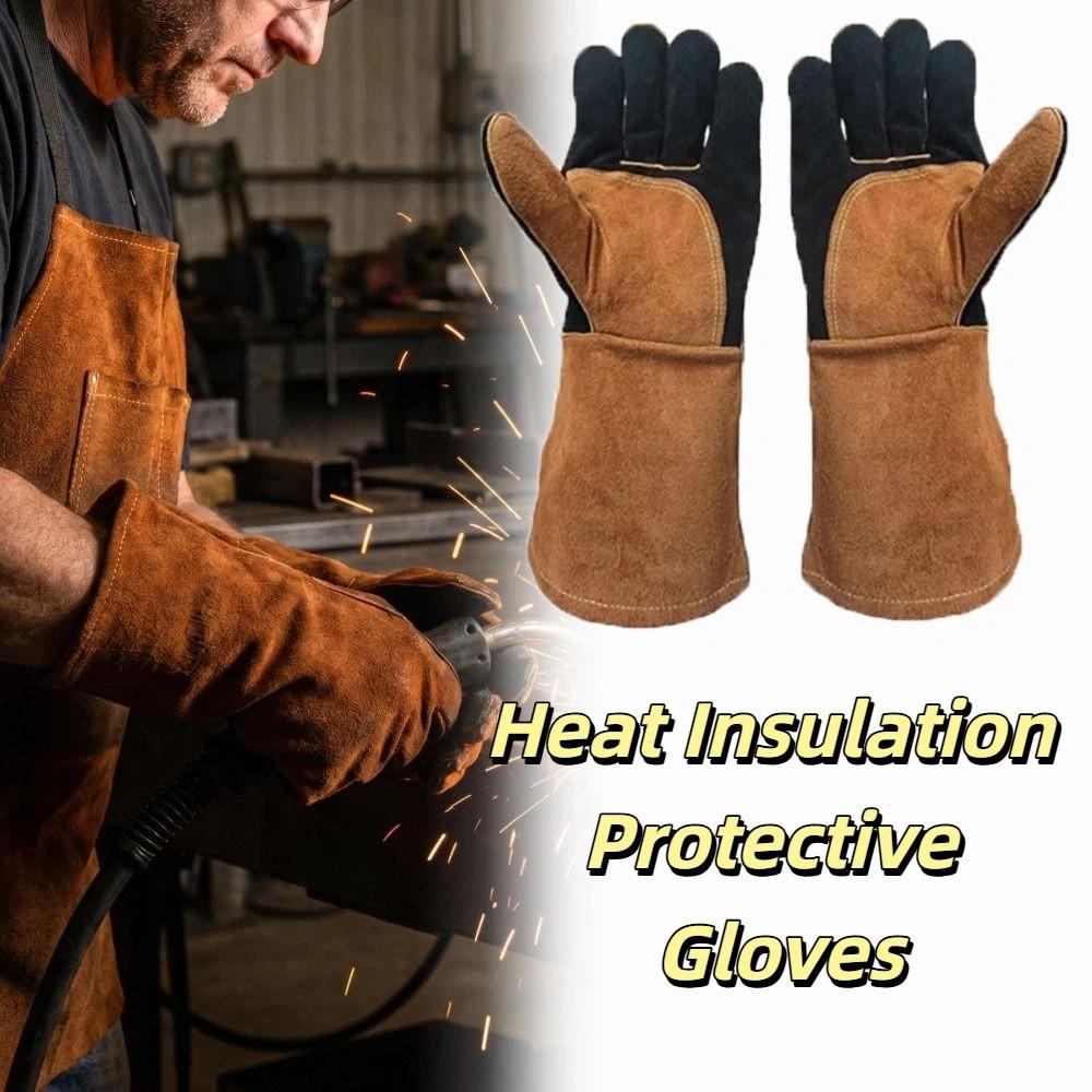 Anti-Splash Electric Welding Gloves Wear-Resistant Insulating Welding Gloves  Industrial Use