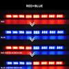 Amber White Red Blue Tow Truck Vehicle Police Led Strobe Warning Light Bar Beacon Flashing Lamp