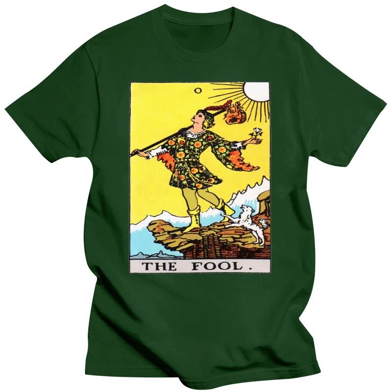 Summer Harajuku Custom T Shirt Heavyweight Informal New Arrival Vintage Funny Anime Hot Sale Clothes Men T Shirt The Fool Tarot