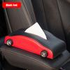 High-end Fashion Pu Leather Car Tissue Box Holder Business  Armrest Box Tissue Box Cover Car Tissue Holder with Magnetic Bottom