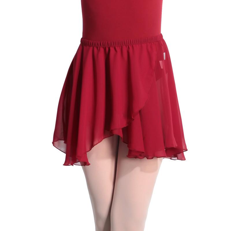 Kashiwaya Women's Ballet Leotard with Chiffon Wrap Skirt, Multi-Color