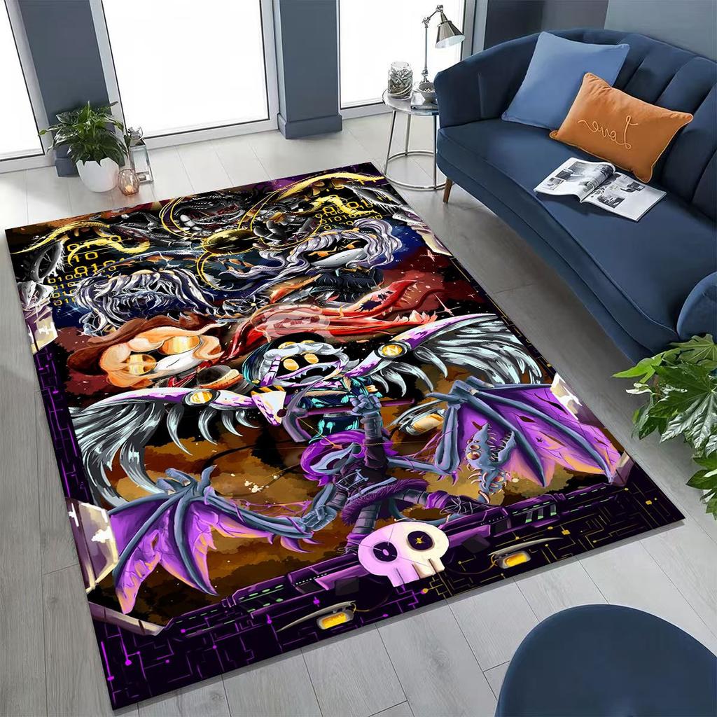 Cartoon Murder Drones Uzi Robot Art Rug for Bedroom Living Room Sofa Home Doormat Decor,Large Kids Play Non-slip Floor Mat