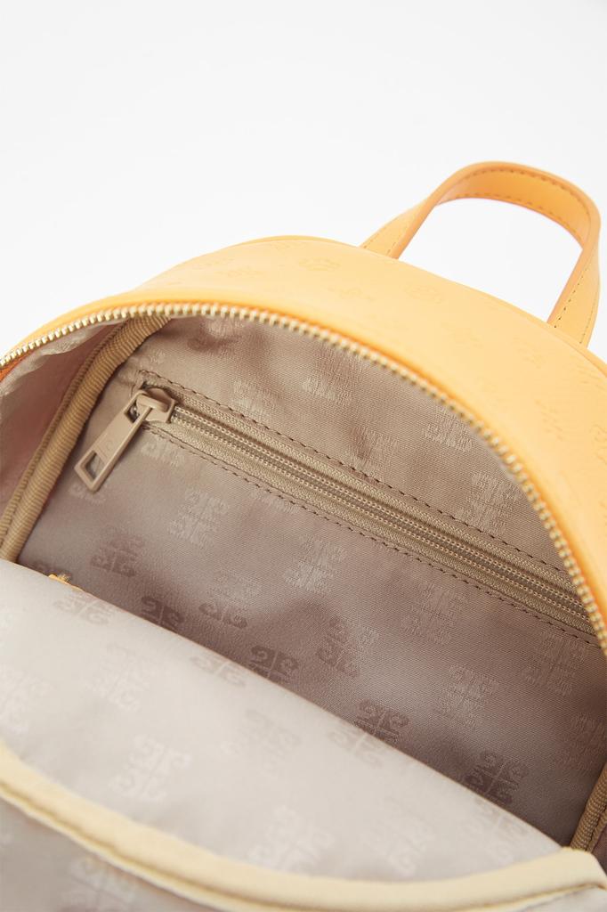 Original Pierre Cardin Coffee Monogram Luxury Backpack Coffee Monogram Women's Backpack