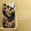 Blackish gold Gilding Luxurious High-end Phone Case Electroplated Glass PhoneCase for iPhone 17 16 15 14 13 12 11pm Pro Plus