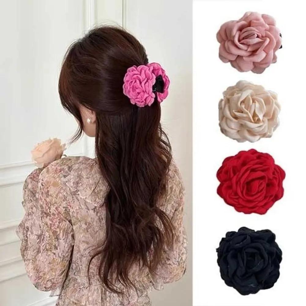 Flamenco hair clip hair ornament updo hairpin Red