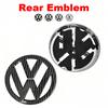 JQTYB1 1Pcs 135mm 112mm ABS Car Front Hood Cover Sticker Trunk For Volkswagen Golf 7 VW MK7 2014-2017 Logo Auto Badge Decal Accessories
