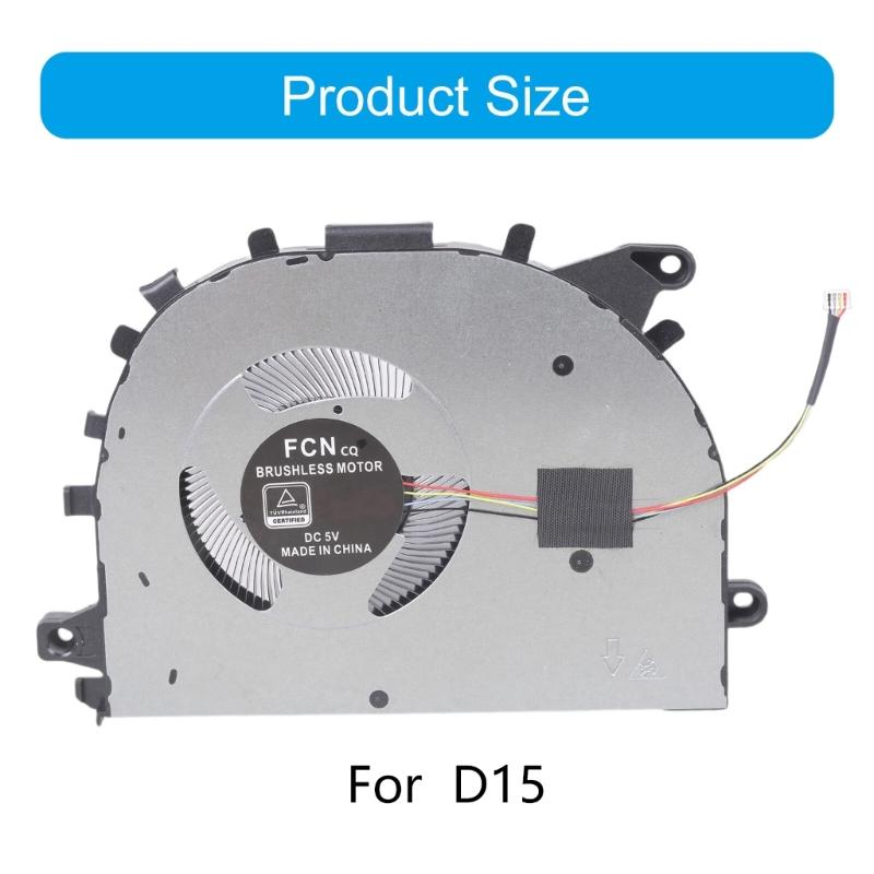 Metal Cooling For D15 2021 Laptop Efficient Heat Dissipation Fan Brand New