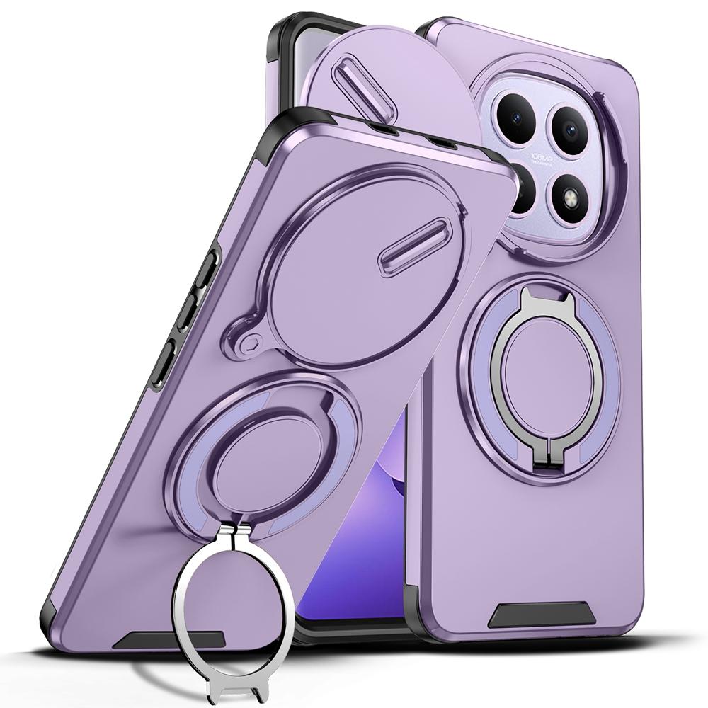 

For Redmi Note 15 Pro Plus 5G Case For Magsafe Wireless Charge Armor Cover For Xiaomi Redmy Note15 Pro Plus Magnetic Ring Cases RM Note 15 Pro Plus
