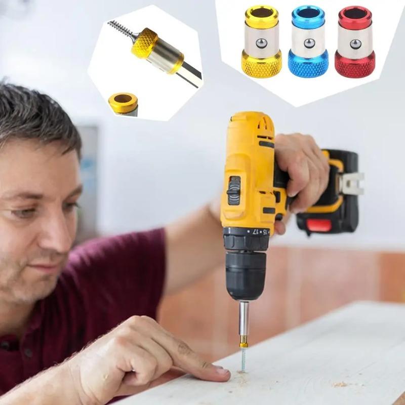 Magnetic Screwdriver Ring Screwdriver Head Ring Extractor Driver Efficient Magnetizer Too For Furniture Installation Electric