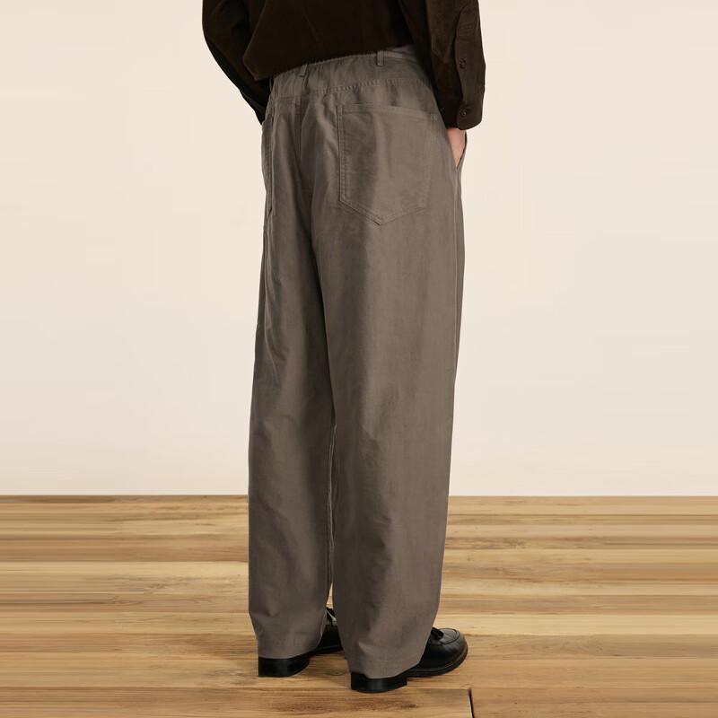 CROQUIS Men's Corduroy Loose Straight Casual Pants
